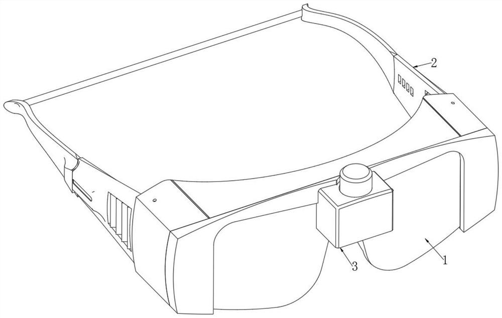 Wearable ophthalmic clinical auxiliary device for screening