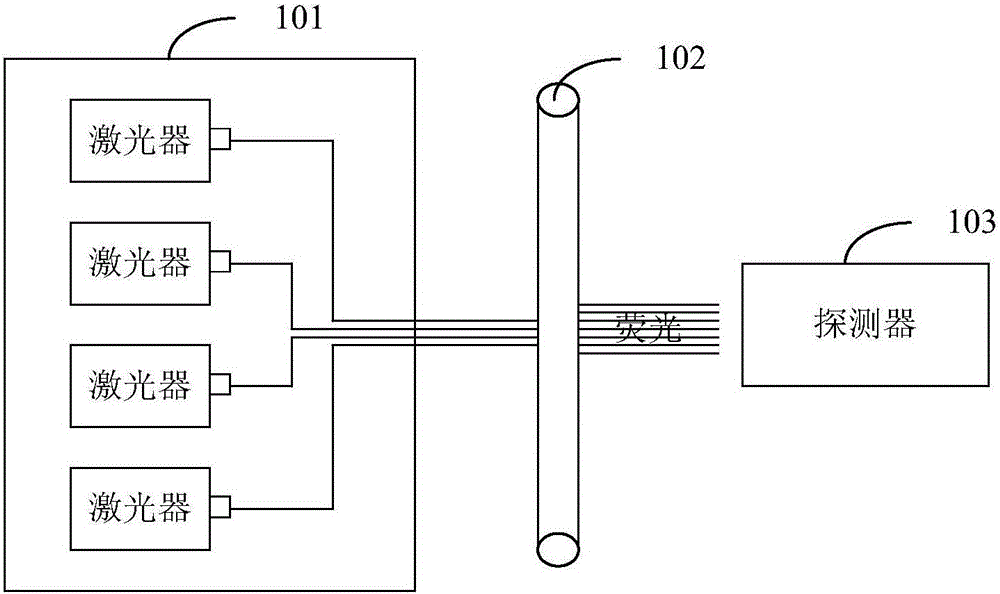 Capillary electrophoresis detection system and method