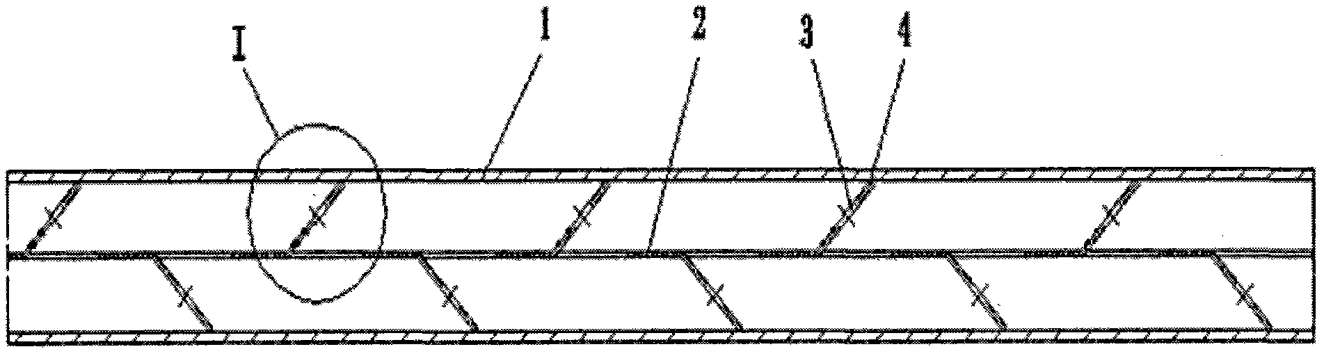 Elliptical and flat spiral heat exchange tube and processing technology thereof