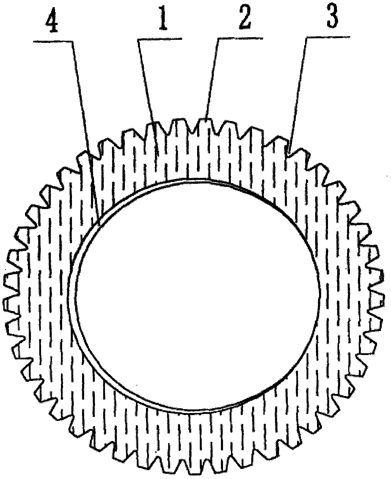 Elliptical and flat spiral heat exchange tube and processing technology thereof