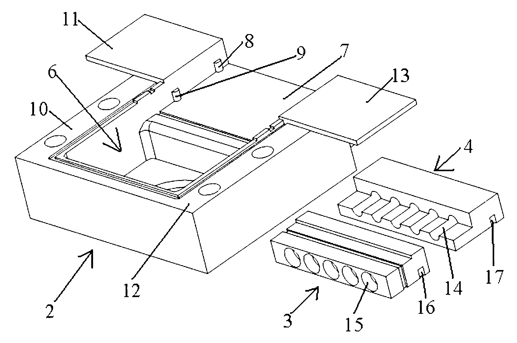 Noise suppression device of high frequency pulse jet weapon cabin