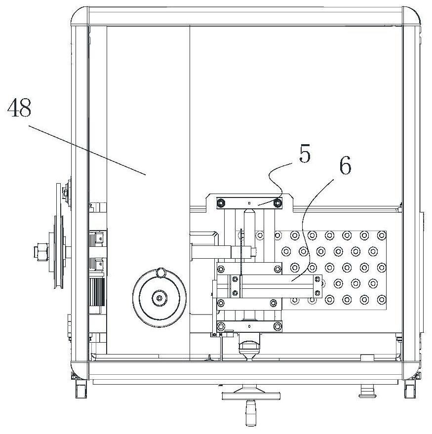 Building aluminum plastic strip grooving machine and grooving method thereof