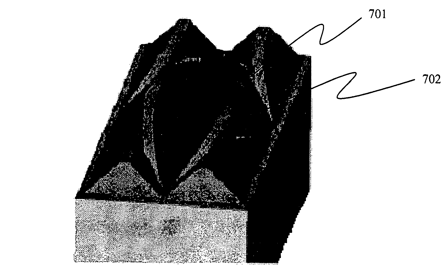 Randomized patterns of individual optical elements