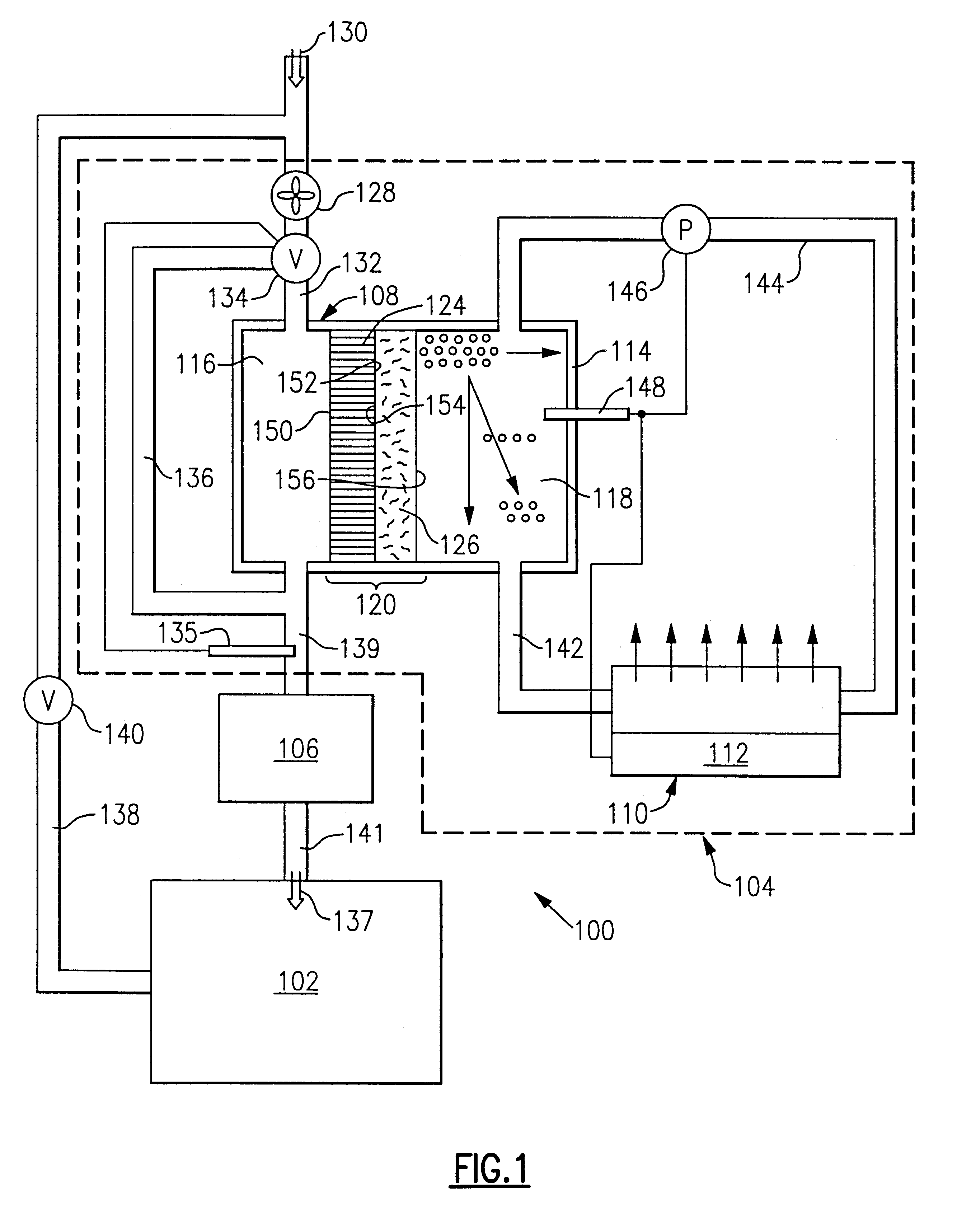 Dehumidification process and apparatus using collodion membrane