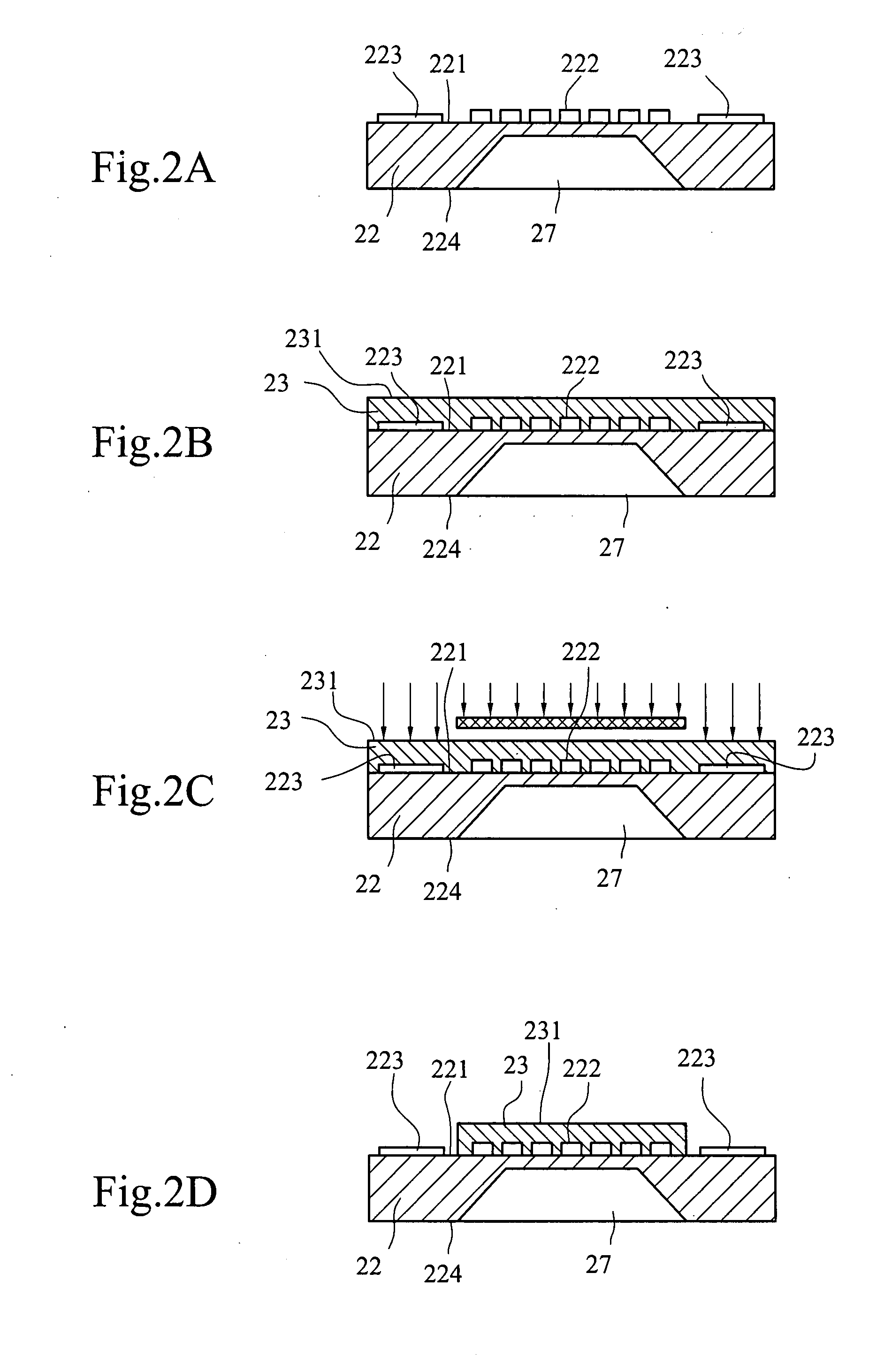 Differential pressure sensing device and fabricating method therefor