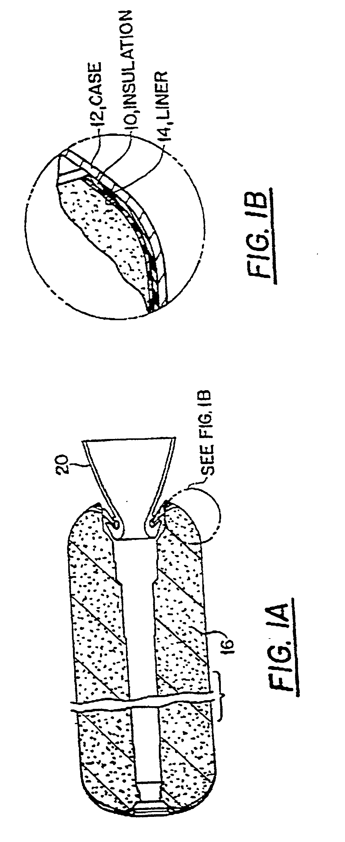 Fiber-reinforced rocket motor insulation