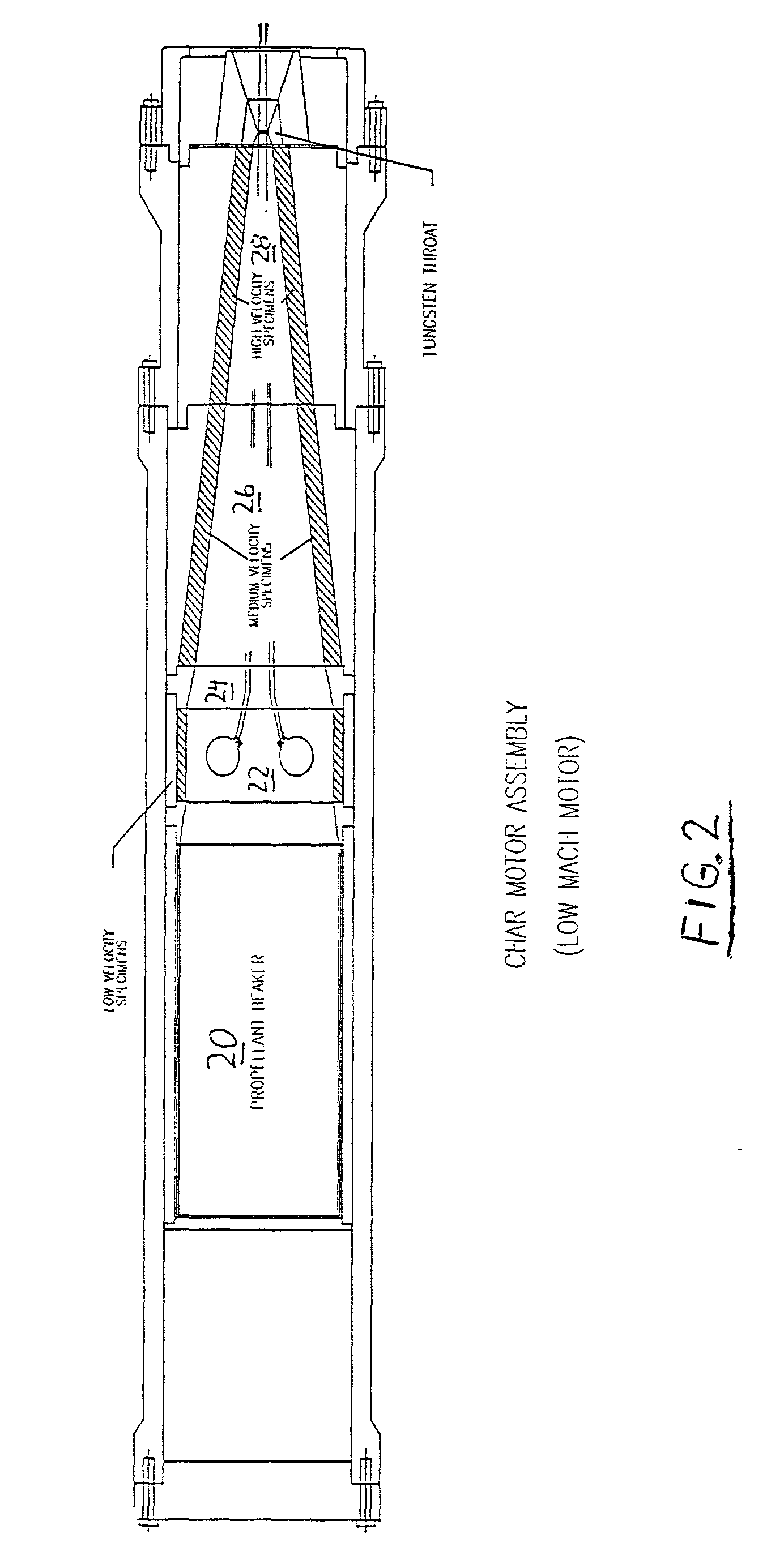 Fiber-reinforced rocket motor insulation