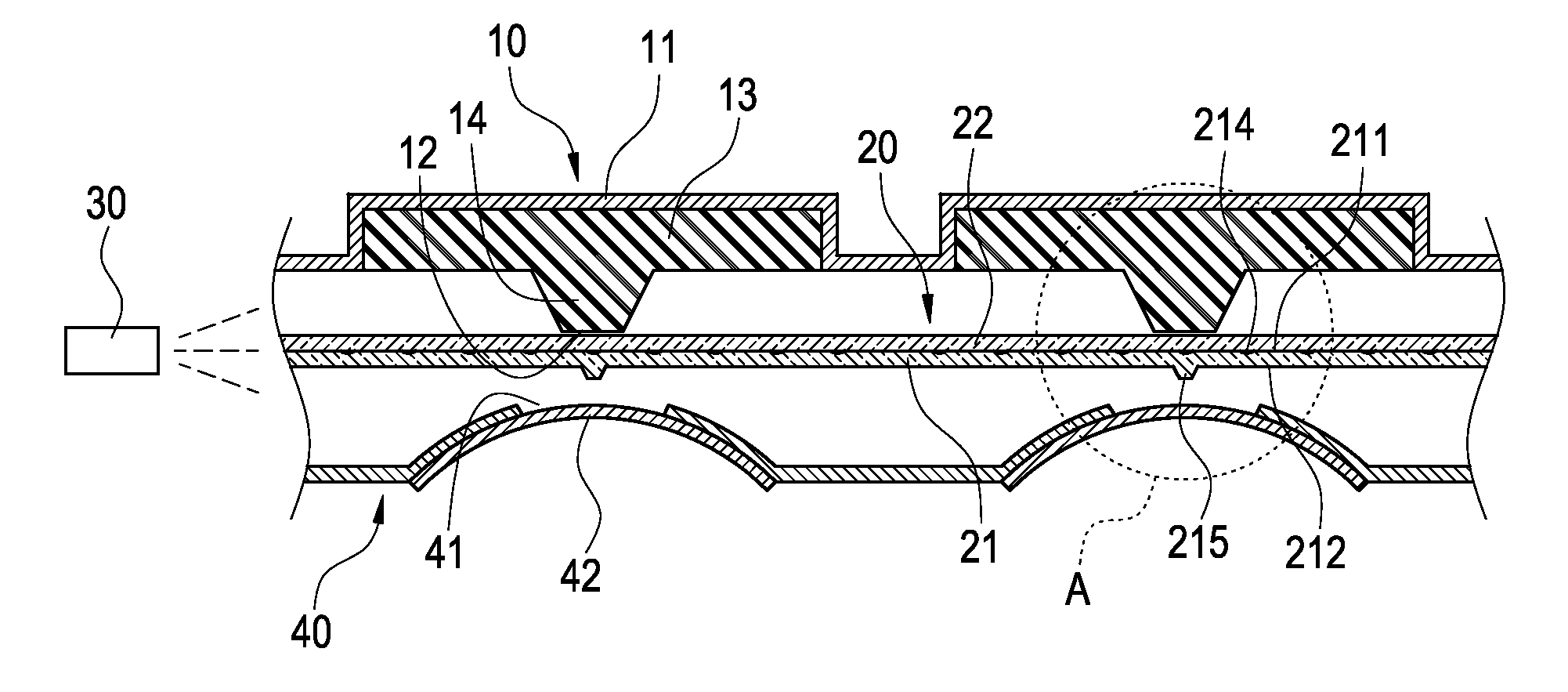 Light guiding plate and a keystroke module for use therewith