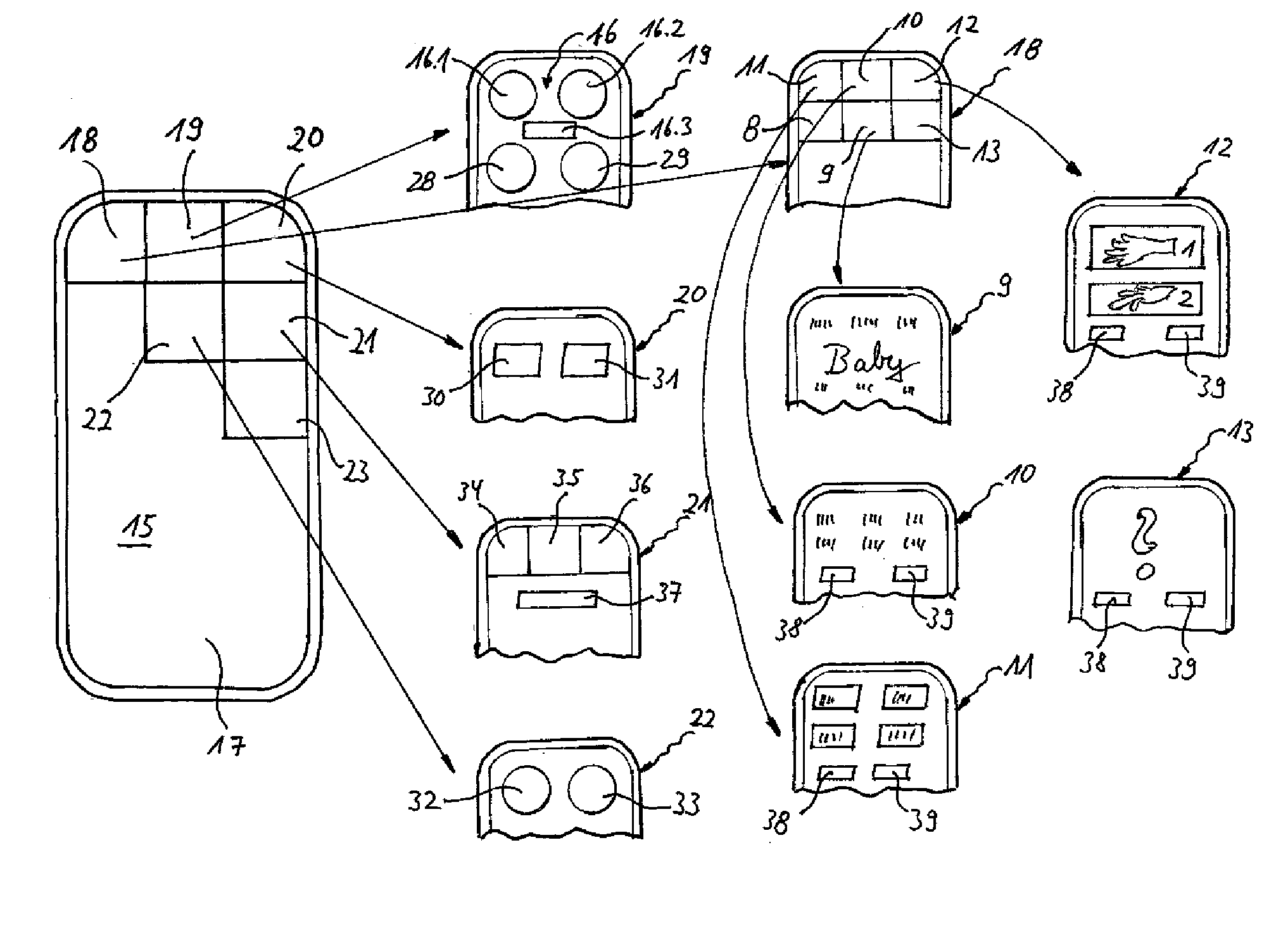 Exercise and learning concept using an exercise and learning device for the therapeutic treatment of patients in the medical domain