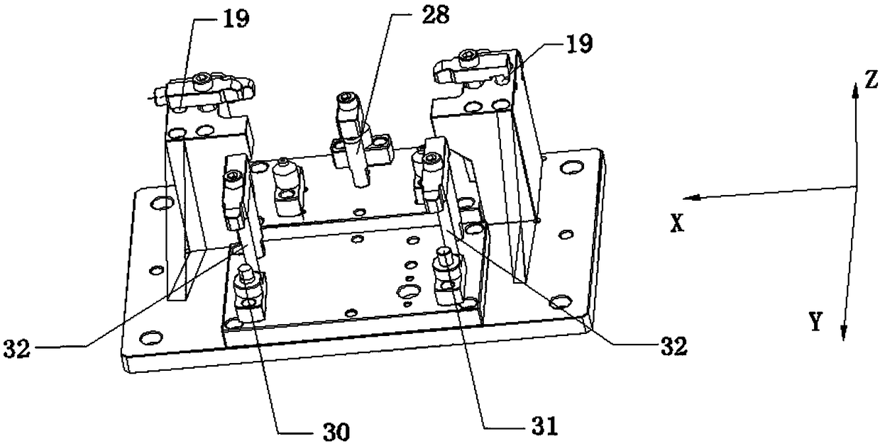 Bracket surface milling, hole drilling and circular arc milling manual tool for machining center