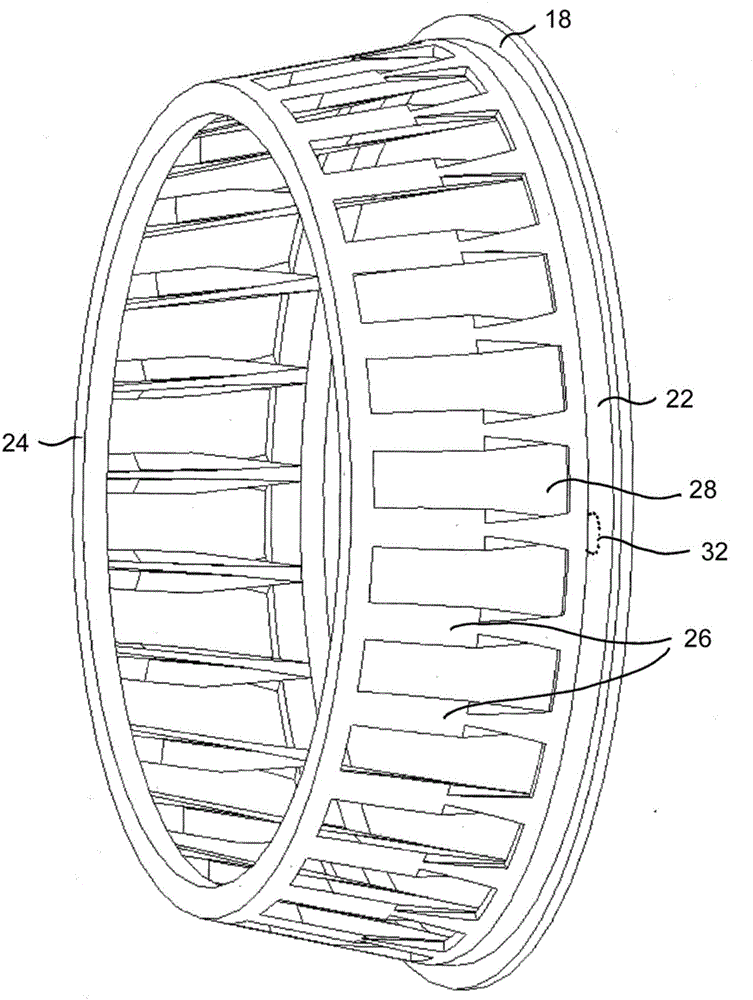 Bearing Cage For A Rolling-Element Bearing, In Particular For A Tapered Roller Bearing