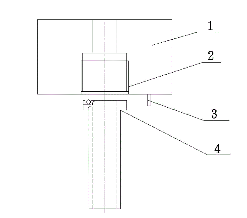 Self-locking type water connector for direct flow converter valve