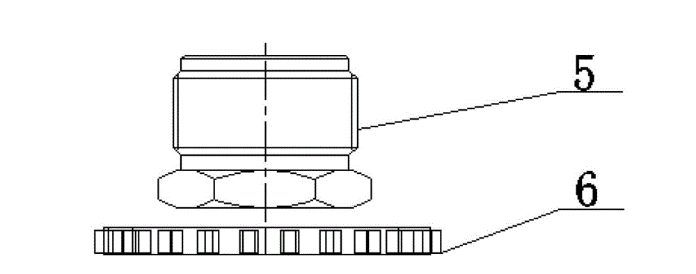 Self-locking type water connector for direct flow converter valve