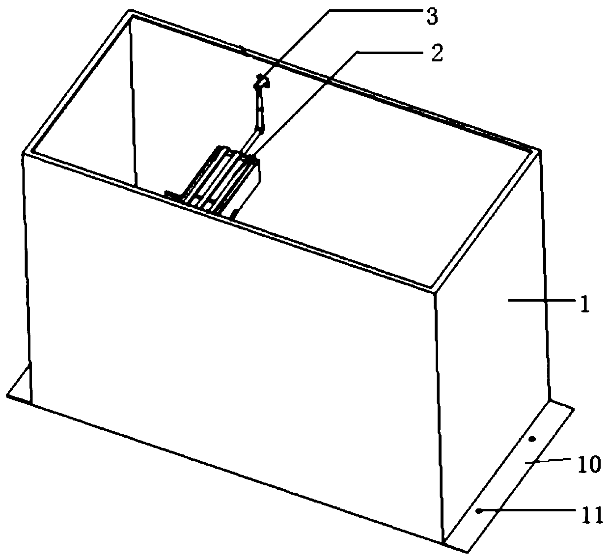 A geotechnical piling machine box for driving simulated piles into landslides under high geotechnical acceleration