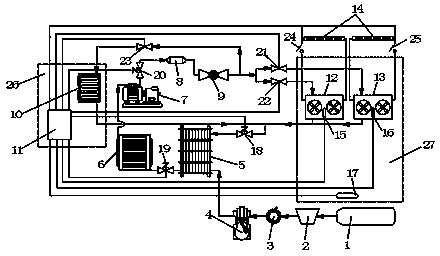 Energy-saving refrigeration transport cart