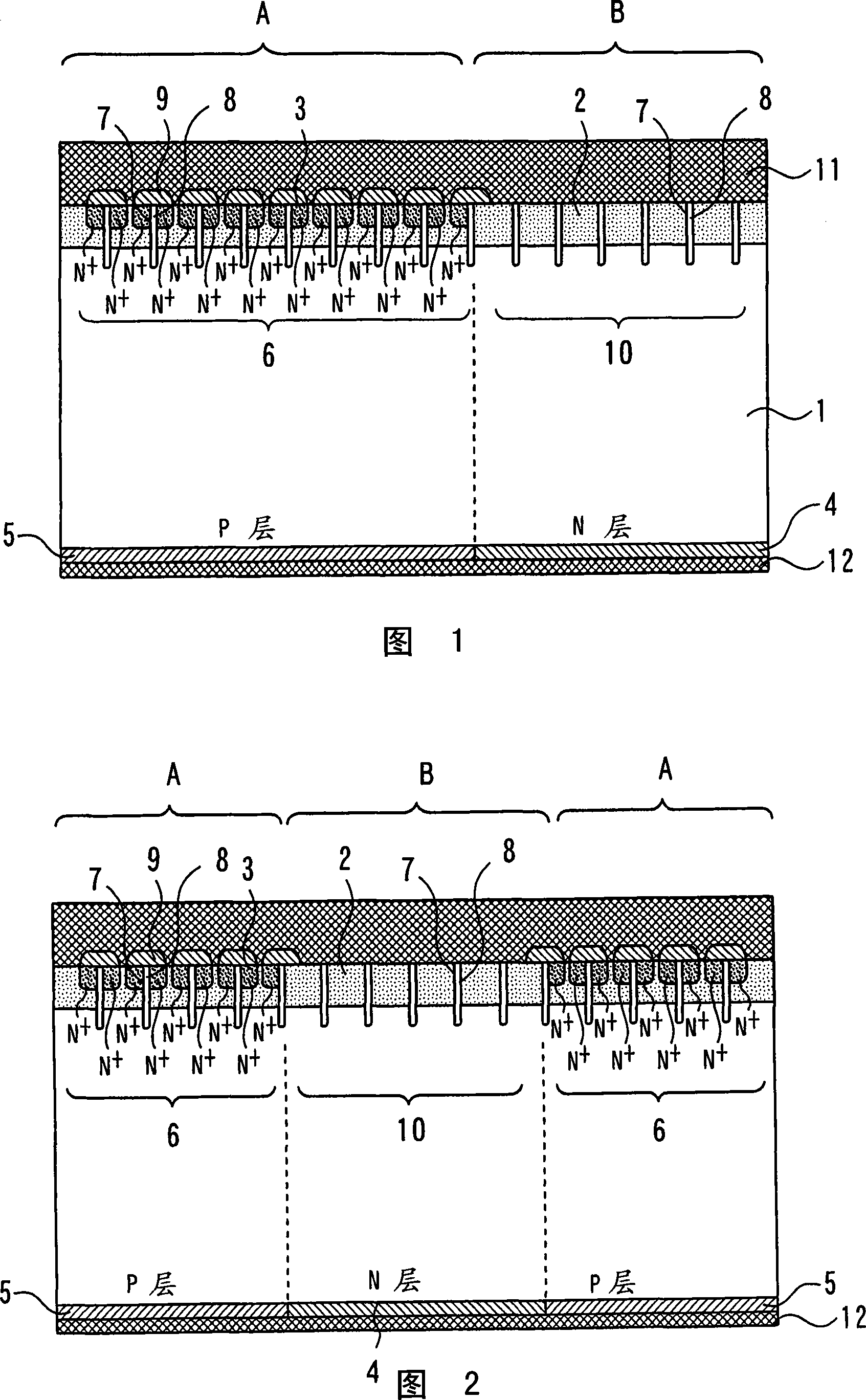 Insulated gate semiconductor device and method for manufacturing the same