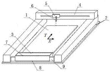 Device for printing three-dimensional product layer by layer