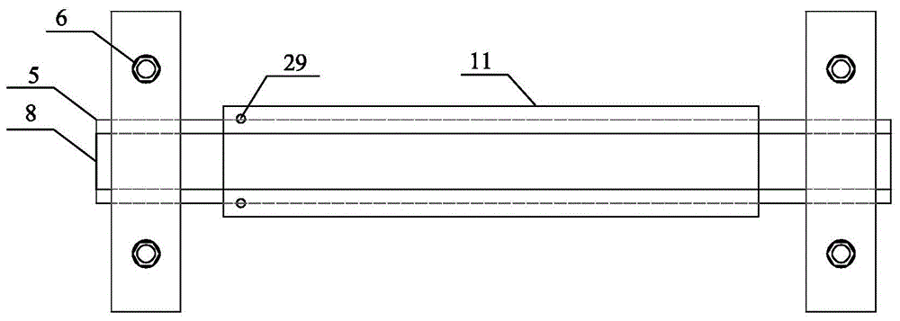 Test device and method for chloride salt corrosion of reinforced concrete members under continuous load