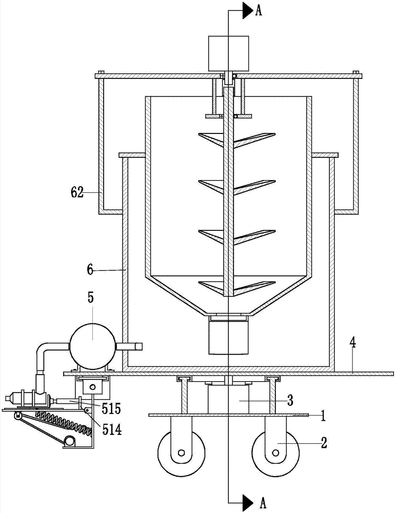 Live pig breeding feeder special flushing feeding machine