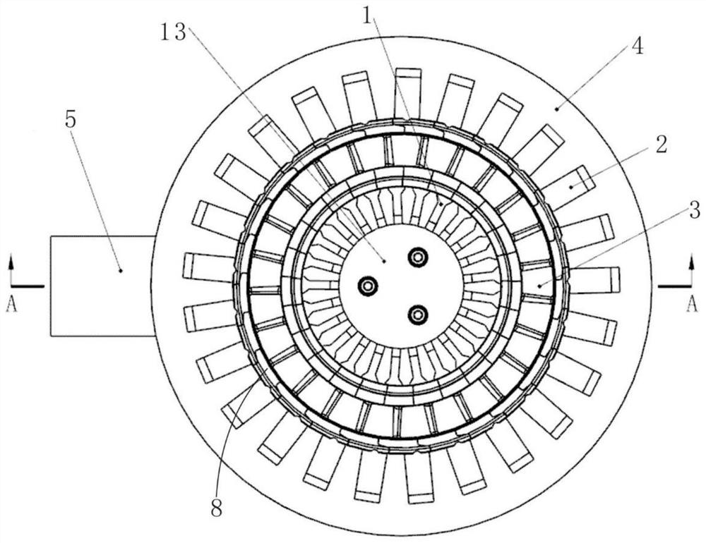 A mold assembly tool for a single blade wax mold of a turbine guide