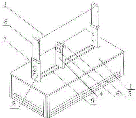 Workpiece clamping and detecting tool