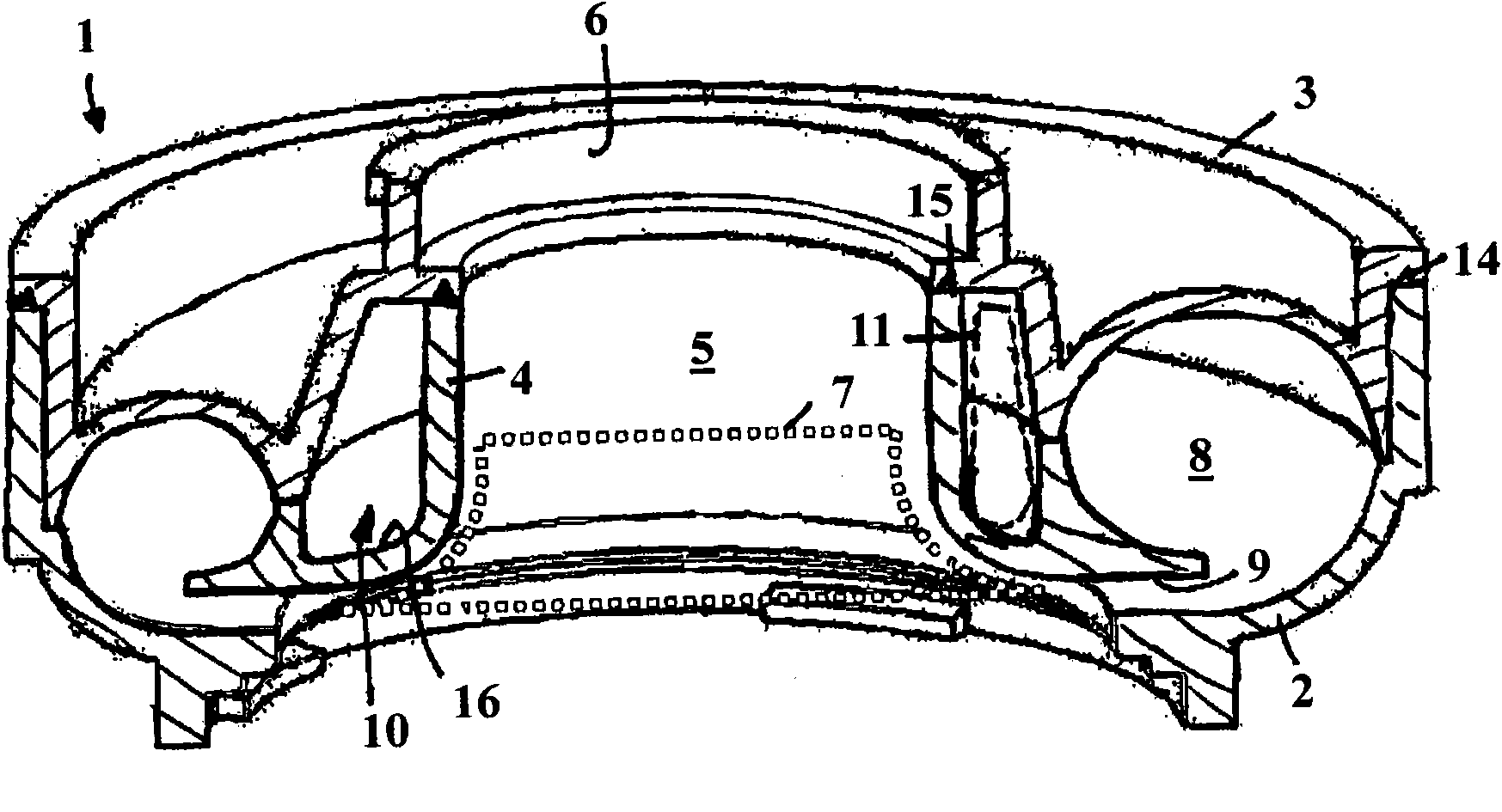 Housing for a centrifugal compressor