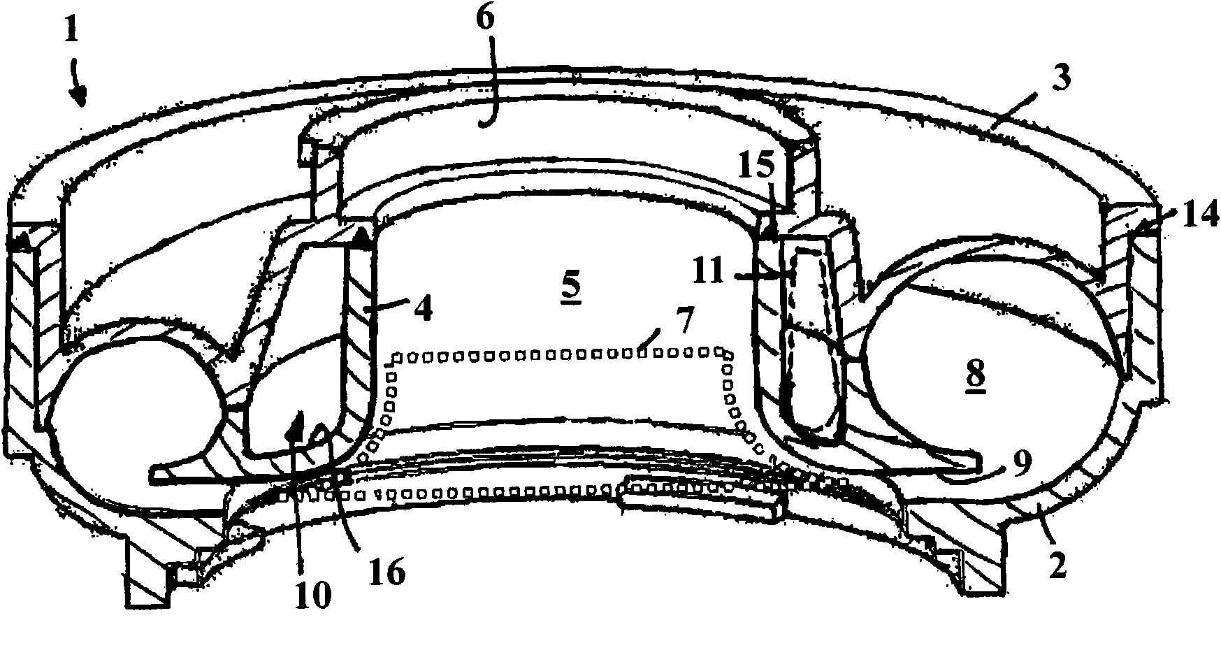 Housing for a centrifugal compressor