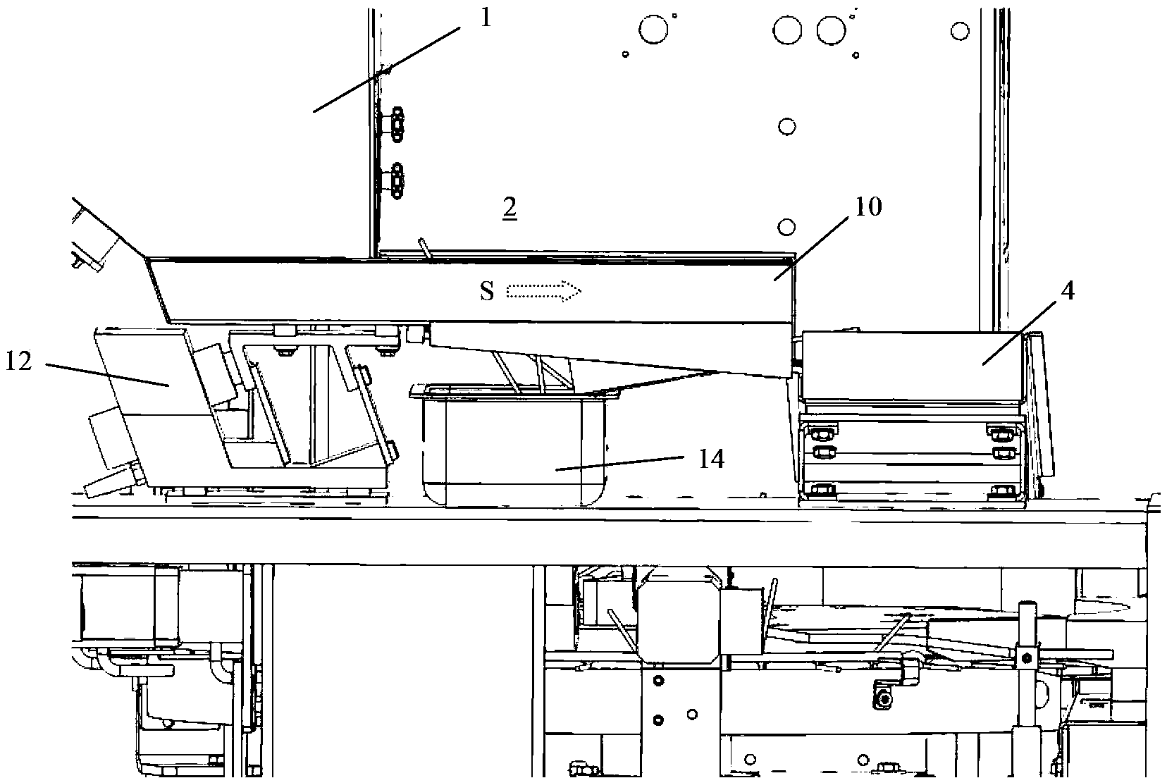 Loading disc of feeding conveying device of candy wrapping machine