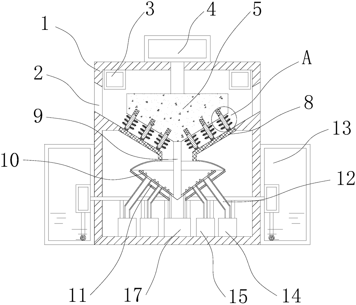 Refuse landfill soil remediation device