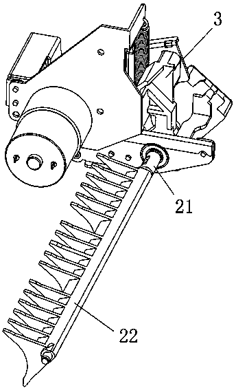 Multidirectional conveying guider for flaky materials