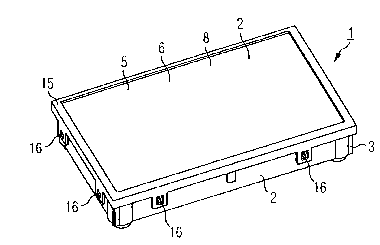 Touch-sensitive screen with haptic acknowledgement