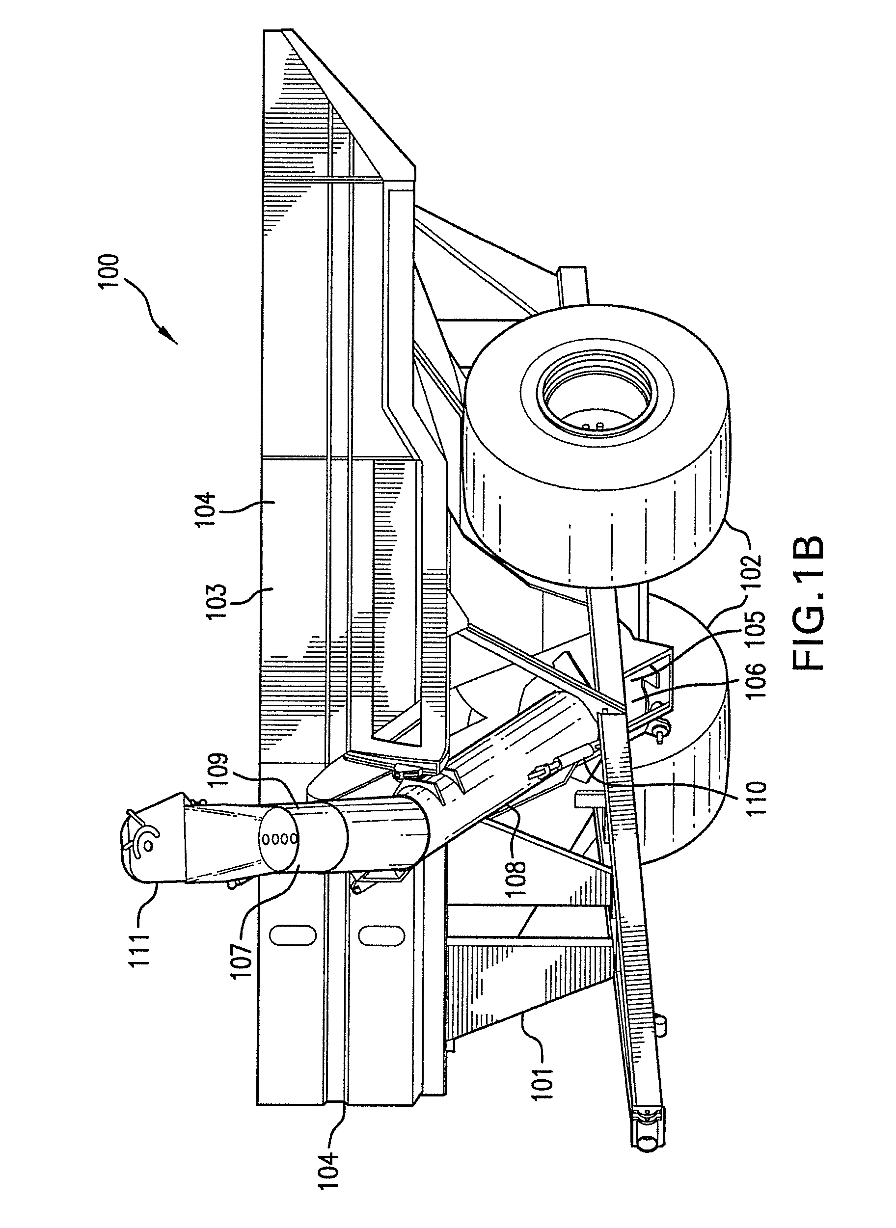 Cart With Folding Auger Having Adjustable Elevation