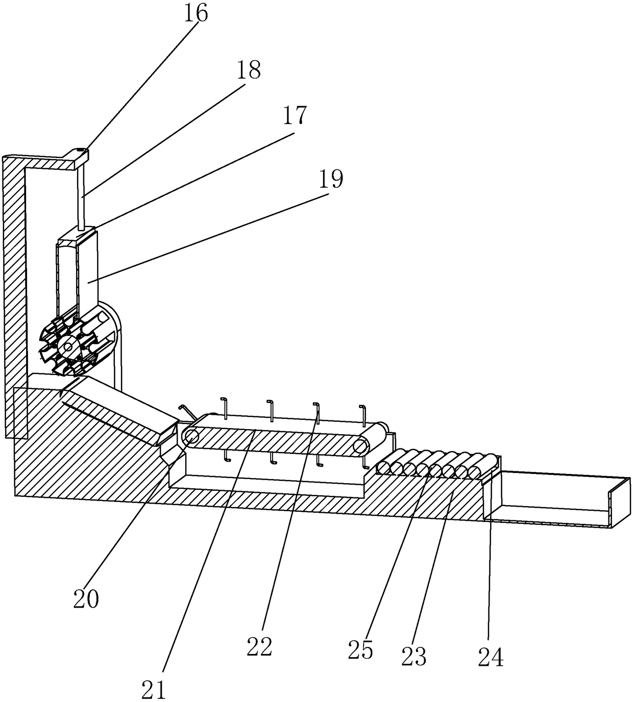 Device for making small deep-fried dough sticks