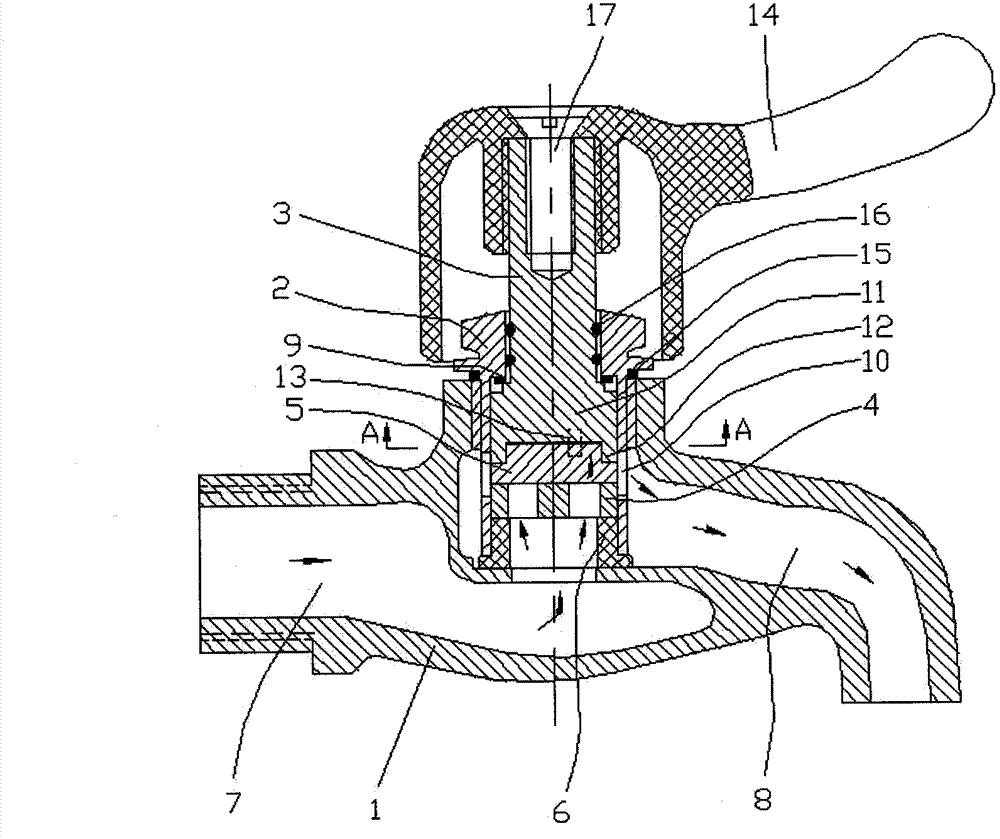 Energy saving faucet