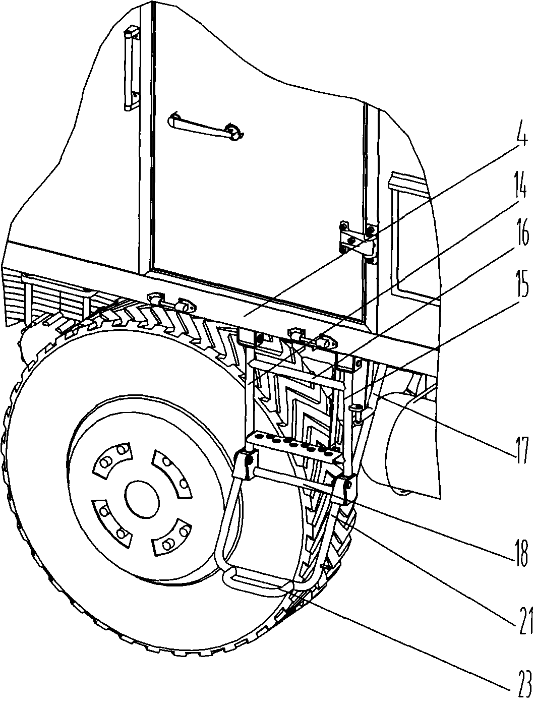 Folding type boarding ladder