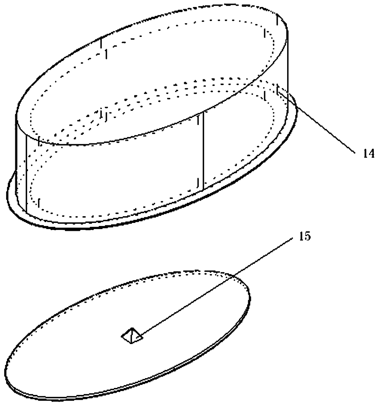 Microfluidic chip for separation and detection of whole blood sample, and detection method thereof