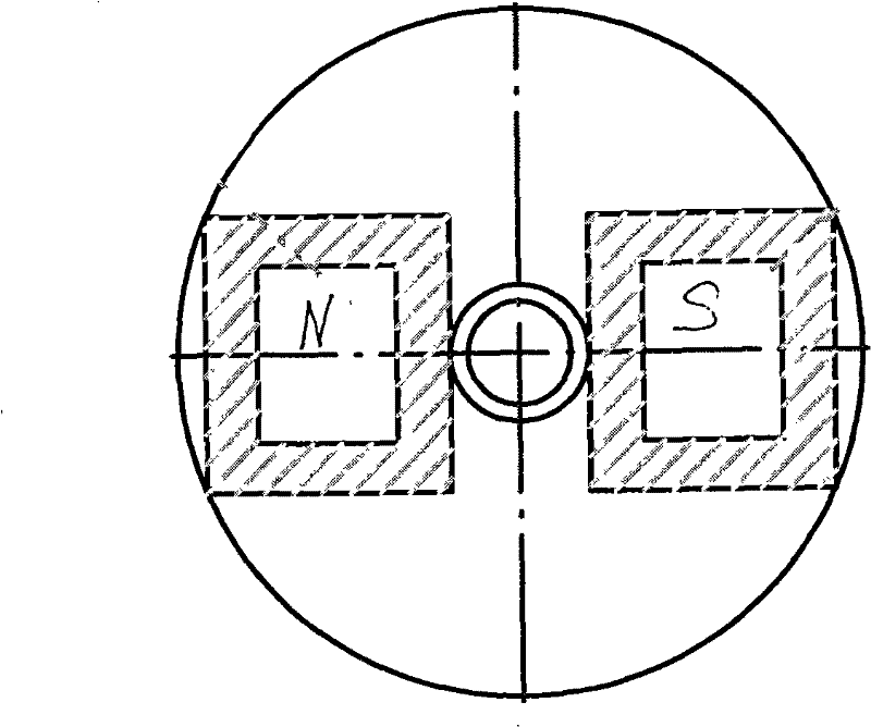 Bottom assembling electromagnetic agitator for direct current excitation smelting furnace