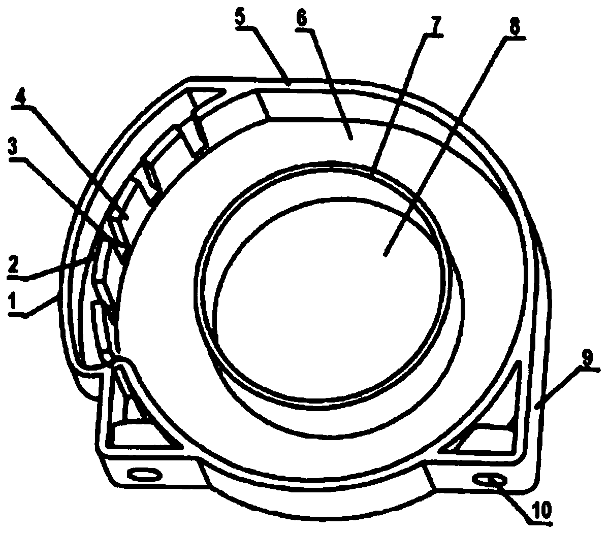 Environment-friendly intelligent mutual inductor and mutual inductor compensation method