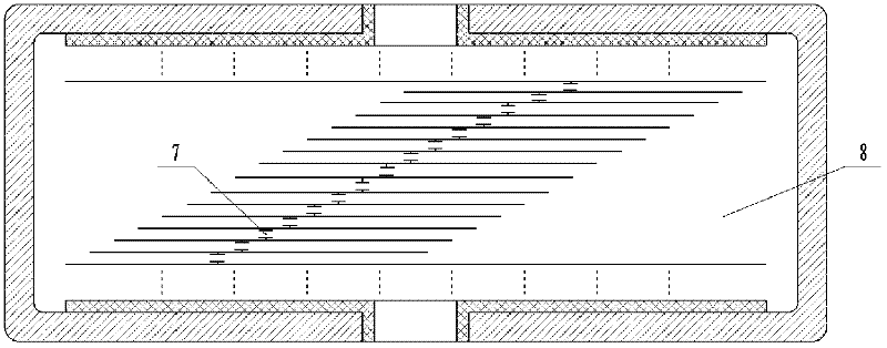 High-voltage pulse capacitor used for rapid discharging