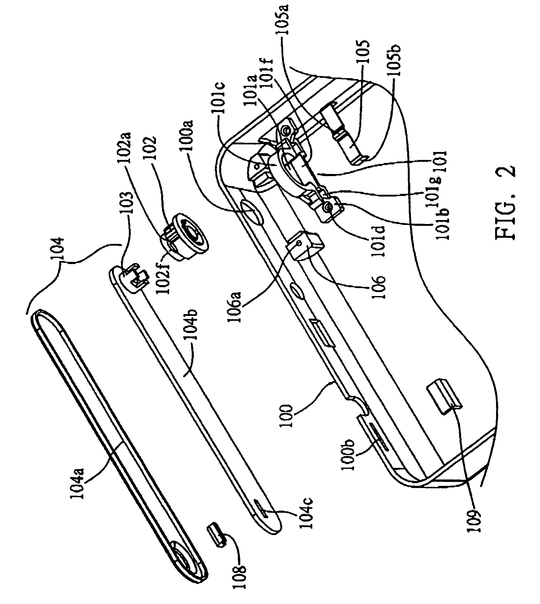 Angle adjustment structure for electronic apparatus having display unit