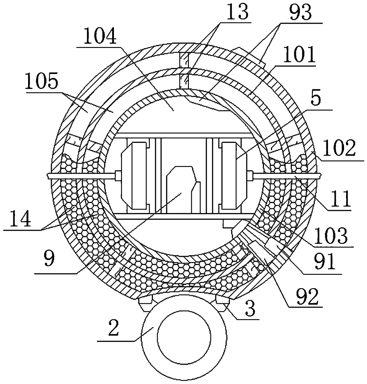 Novel automatic water body detection device