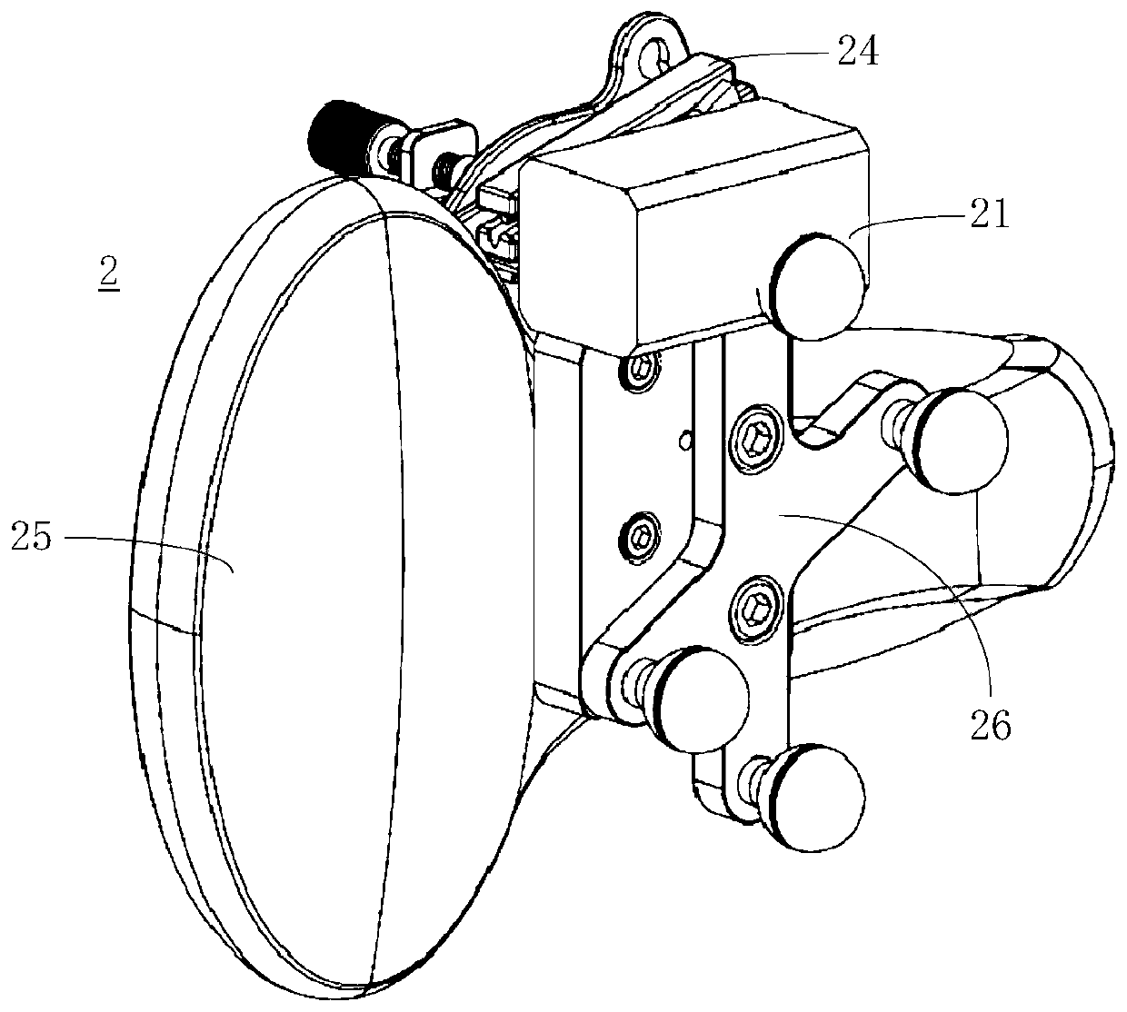 Radioactive particle implantation needle-driven robot