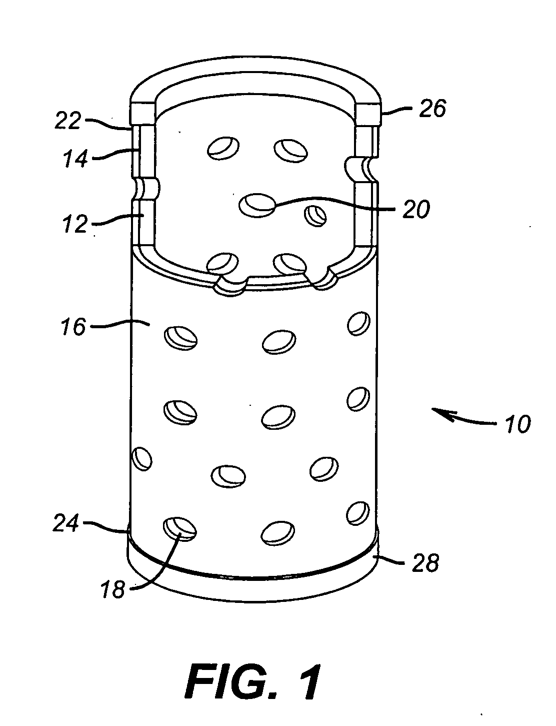 Self-conforming screen