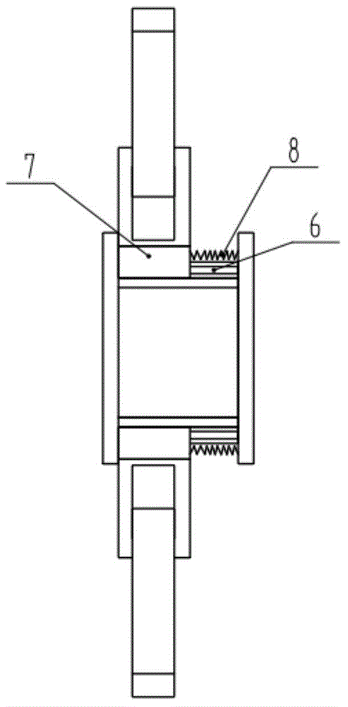 Automatic grabbing manipulator capable of adapting to motor rotors with different diameters