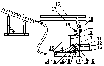 Air-water linkage device for underground coal mine drilling