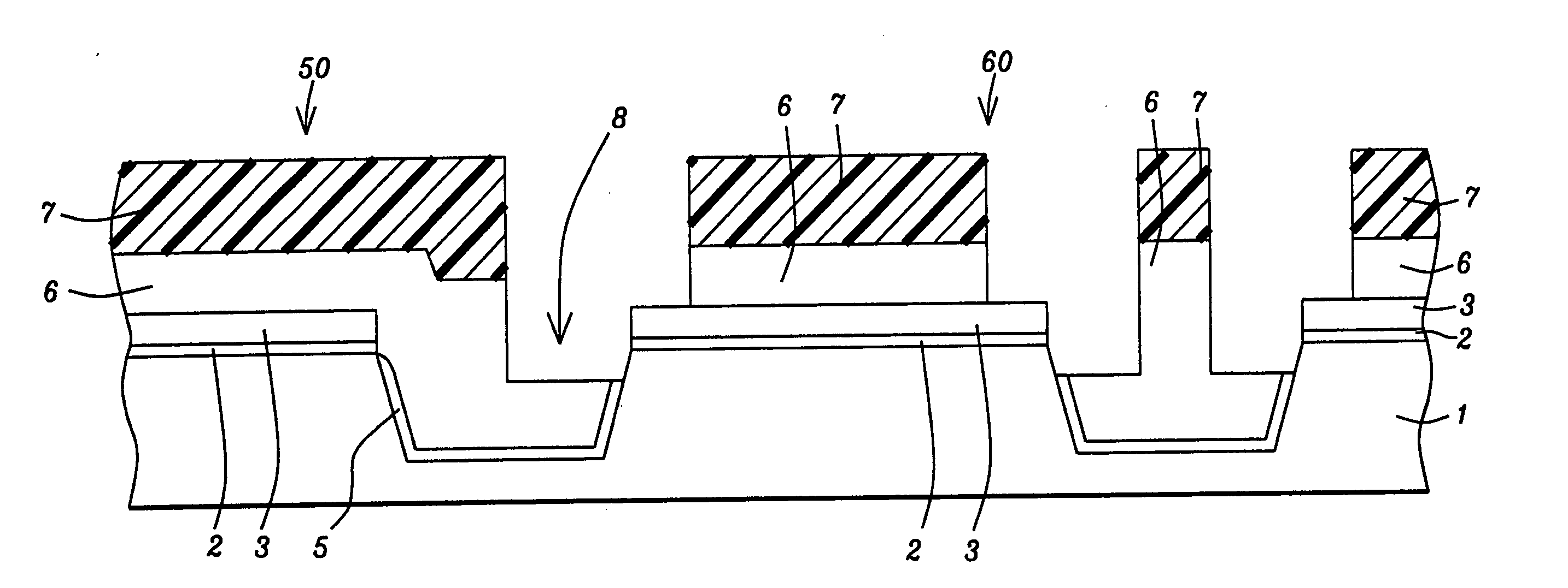 Method to reduce a capacitor depletion phenomena