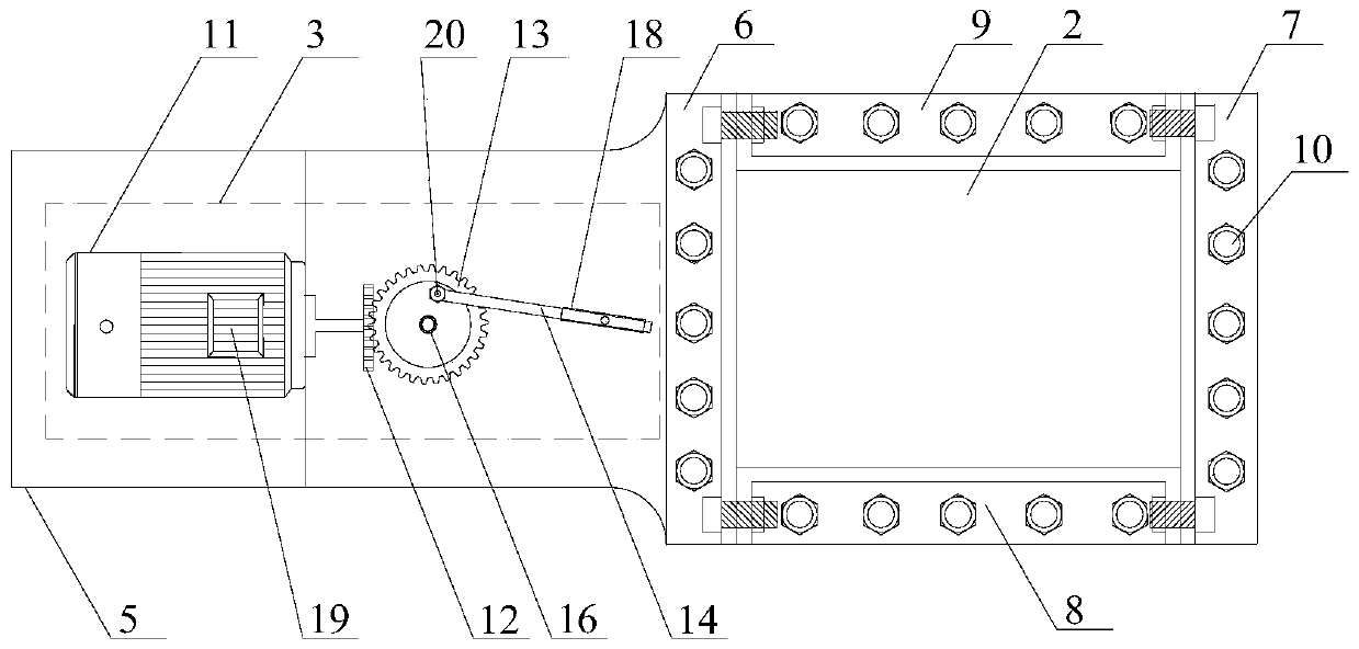 A shock wave excitation device and method that affect the load-bearing deformation of filling materials due to mining