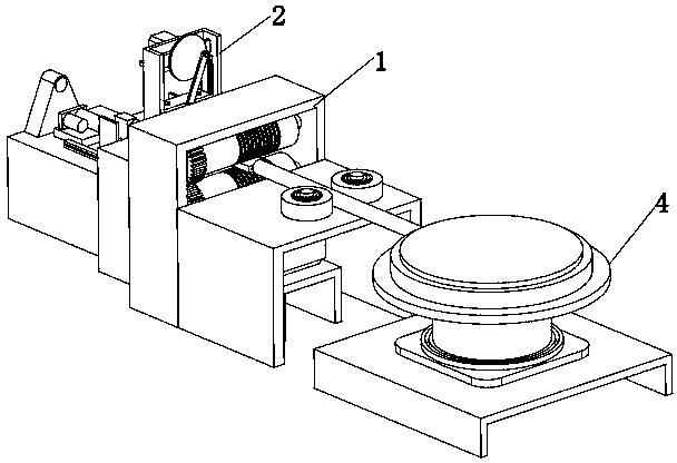 Automatic cutoff device for heat shrinkage sleeve