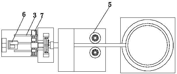 Automatic cutoff device for heat shrinkage sleeve