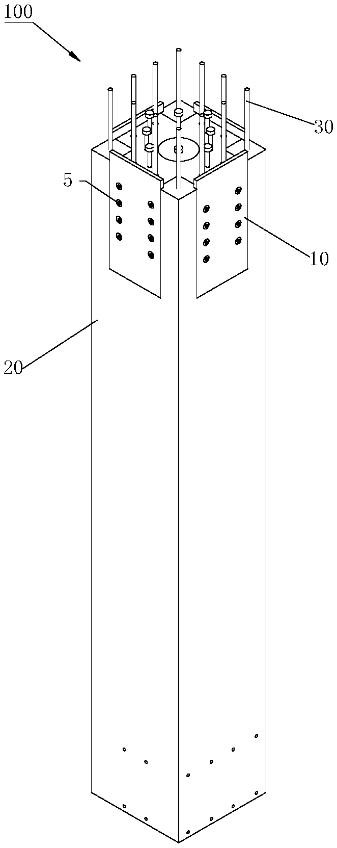 Steel structure joint, prefabricated column, manufacturing method thereof and assembling method of column beam